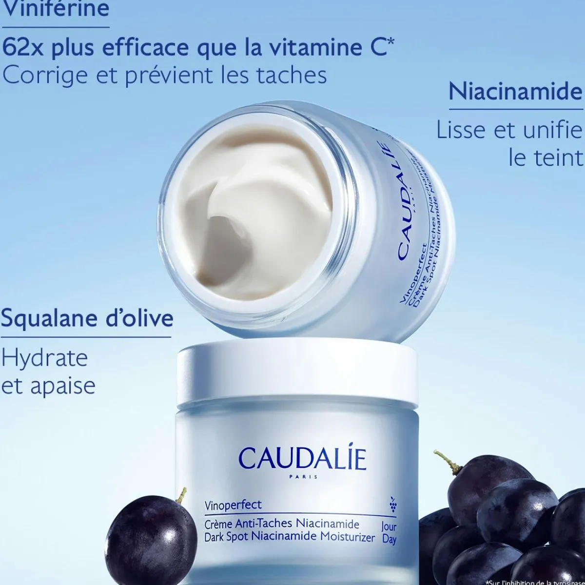 CAUDALIE Éclat, Anti-Taches|Crèmes & Fluides^Crème Anti-Taches à la Viniférine & Niacinamide