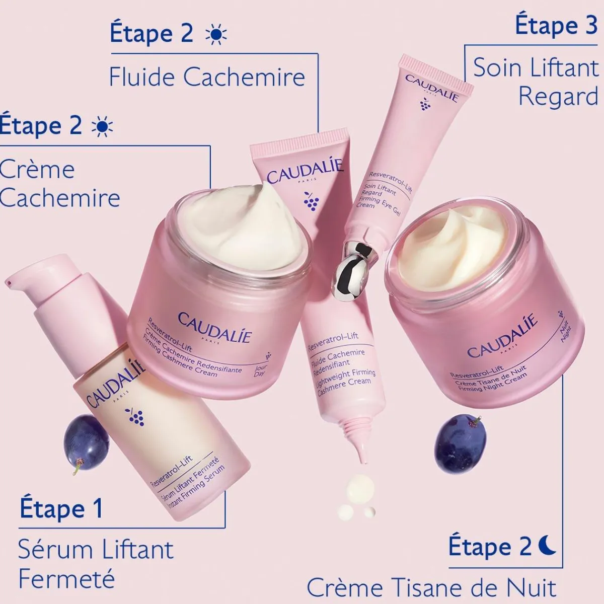 CAUDALIE Anti-Rides, Fermeté|Crèmes & Fluides^Crème Cachemire Redensifiante au Resvératrol, alternative au Rétinol