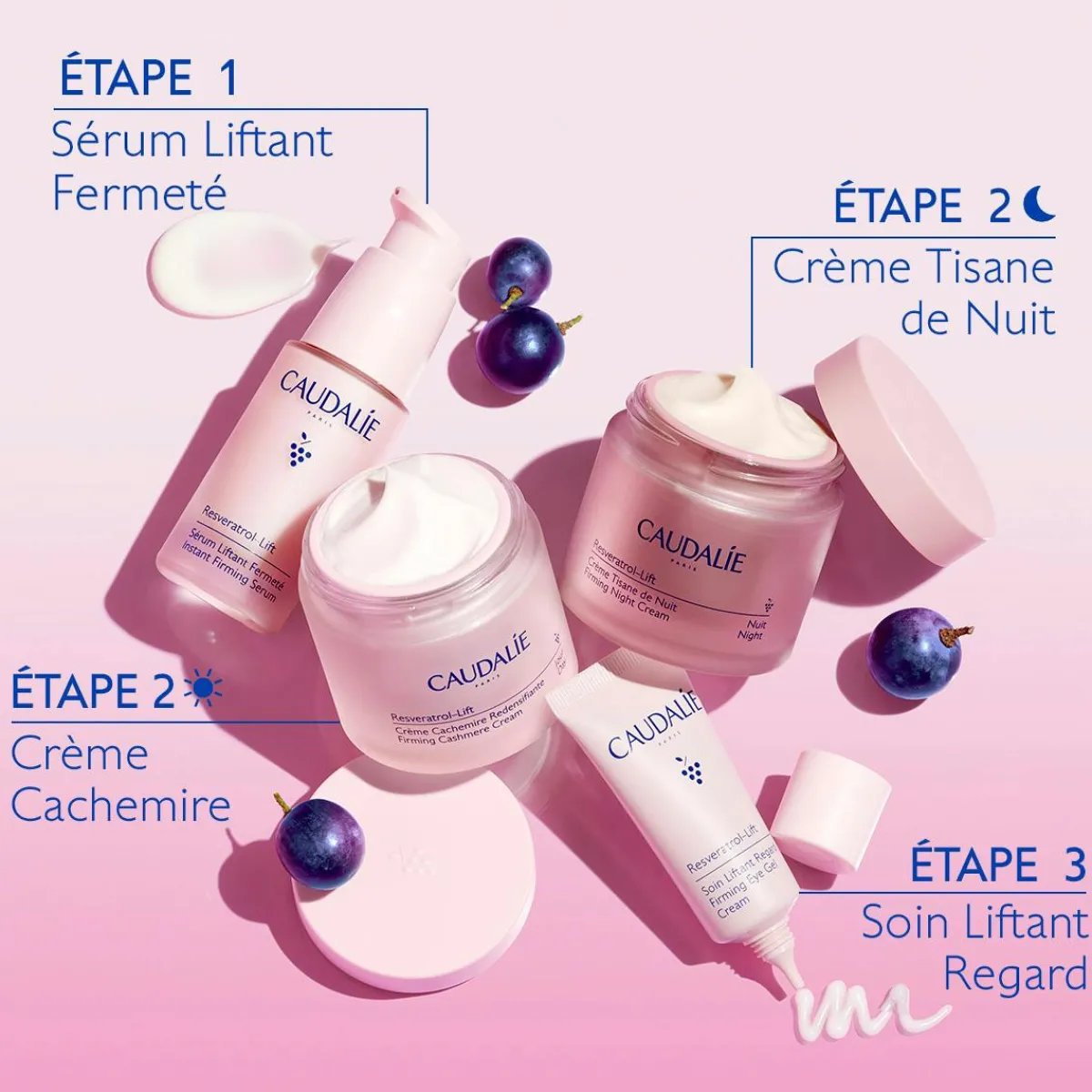 CAUDALIE Anti-Rides, Fermeté|Crèmes & Fluides^Crème Cachemire Redensifiante au Resvératrol, alternative au Rétinol - Recharge
