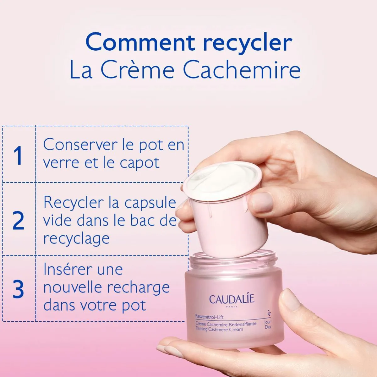 CAUDALIE Anti-Rides, Fermeté|Crèmes & Fluides^Crème Cachemire Redensifiante au Resvératrol, alternative au Rétinol - Recharge