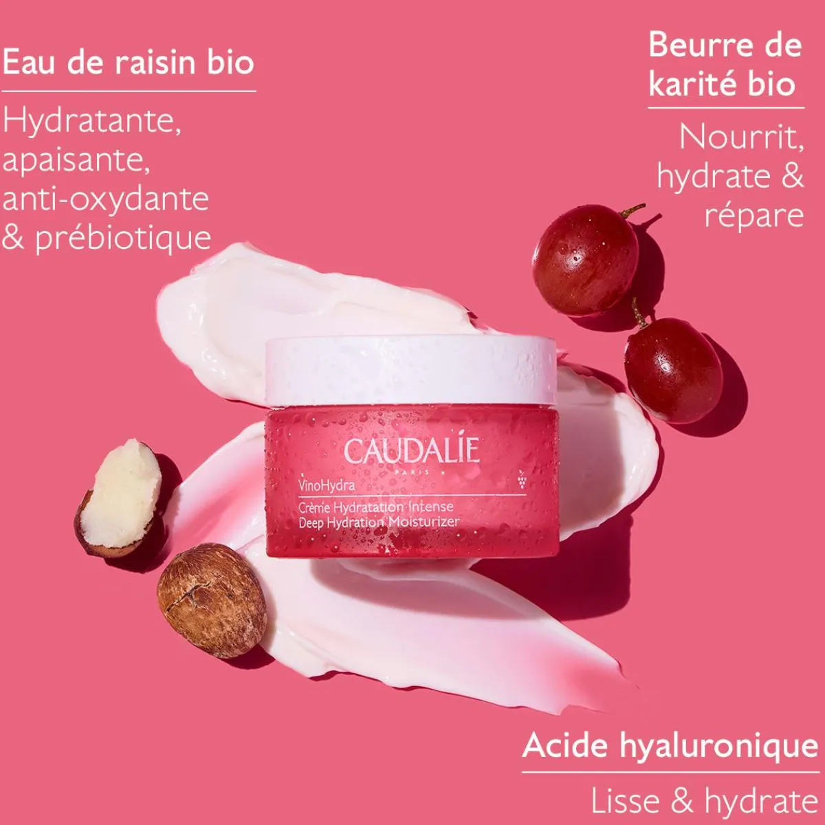 CAUDALIE Hydratation Visage|Crèmes & Fluides^Crème Hydratation Intense