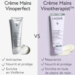 CAUDALIE Crèmes Mains^Crème Réparatrice Mains et Ongles au Beurre de Karité