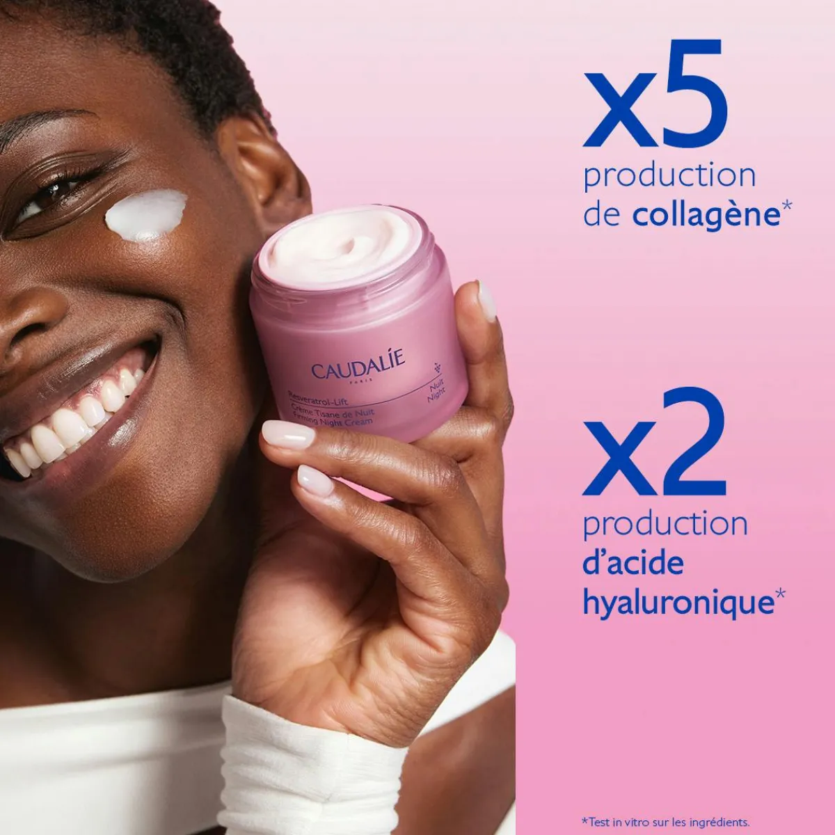 CAUDALIE Anti-Rides, Fermeté|Recharges^Crème Tisane de Nuit au Resvératrol, alternative au Rétinol - Recharge