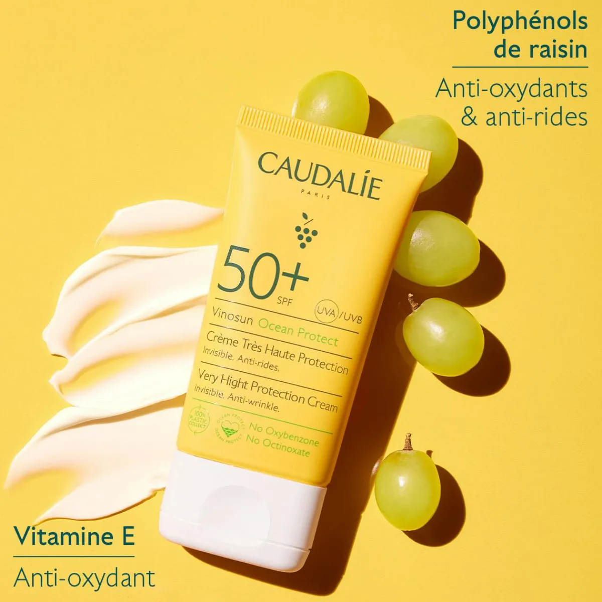 CAUDALIE Crèmes Solaires Visage & Corps|Crèmes & Fluides^Crème Très Haute Protection SPF50+