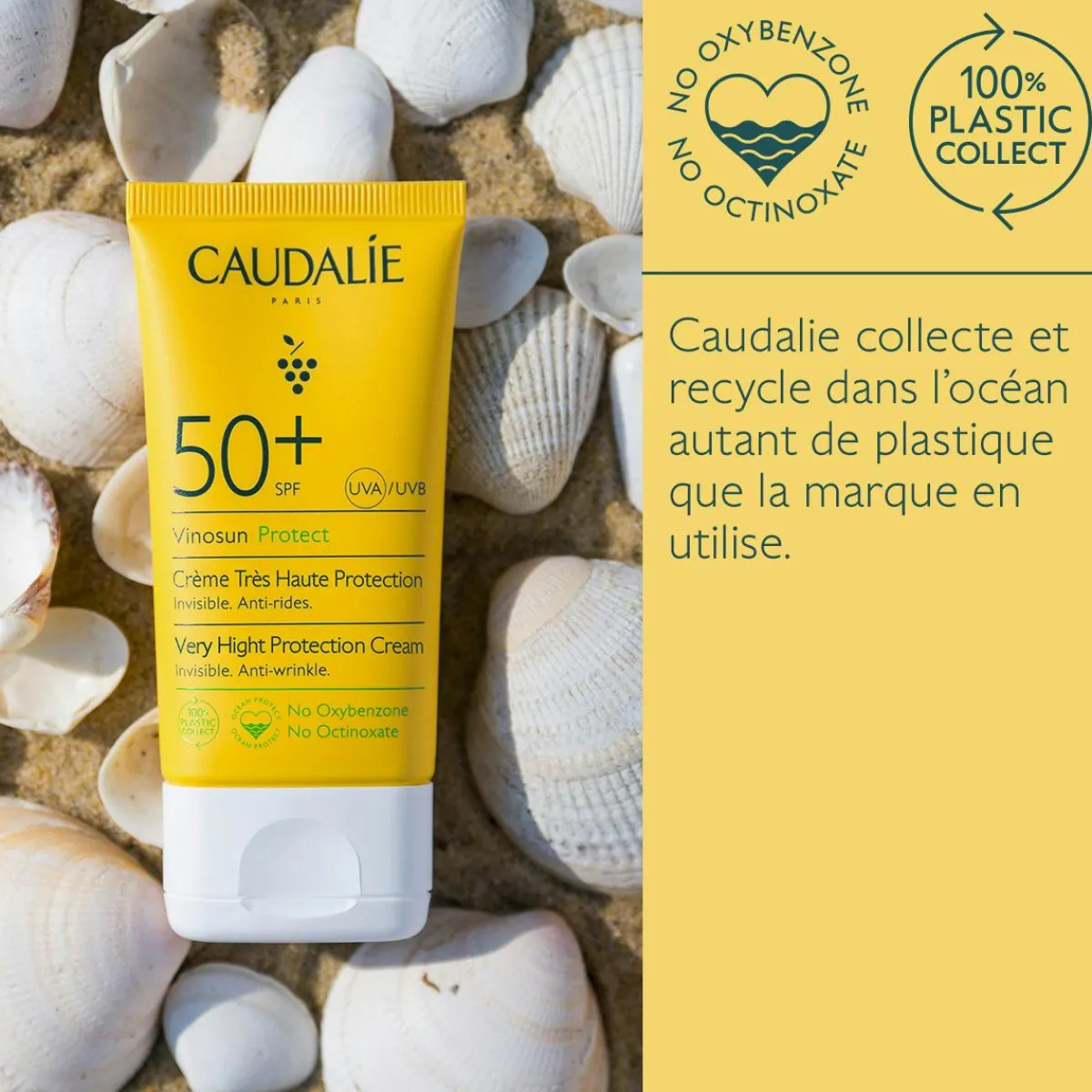 CAUDALIE Crèmes Solaires Visage & Corps|Crèmes & Fluides^Crème Très Haute Protection SPF50+
