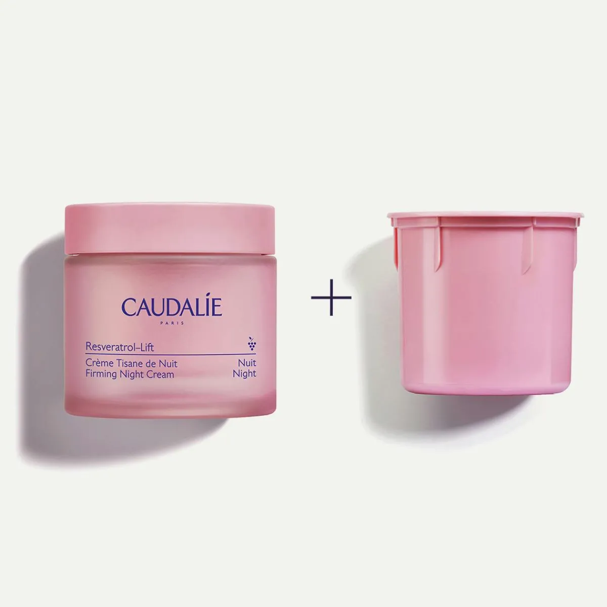 CAUDALIE Anti-Rides, Fermeté|Crèmes De Nuit^Duo Crème Tisane de Nuit & sa recharge