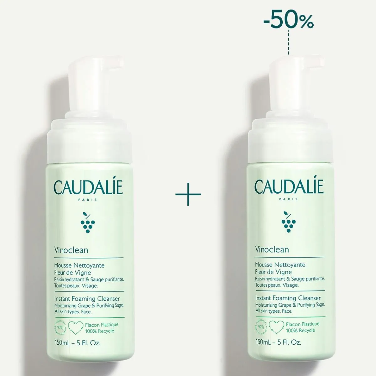 CAUDALIE Démaquillants & Nettoyants^Duo mousse nettoyante fleur de vigne
