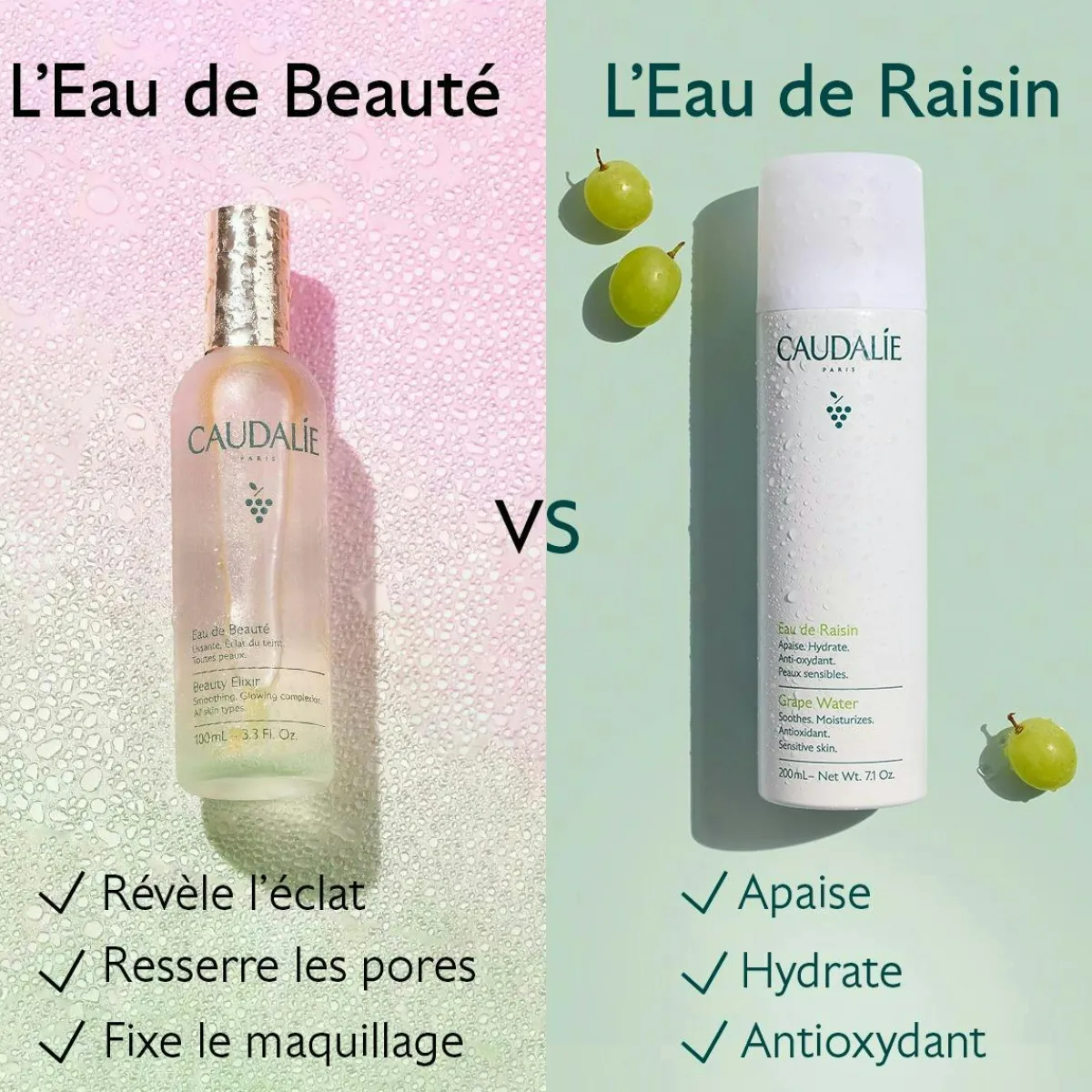 CAUDALIE Eaux & Lotions^Eau de Raisin - 300mL