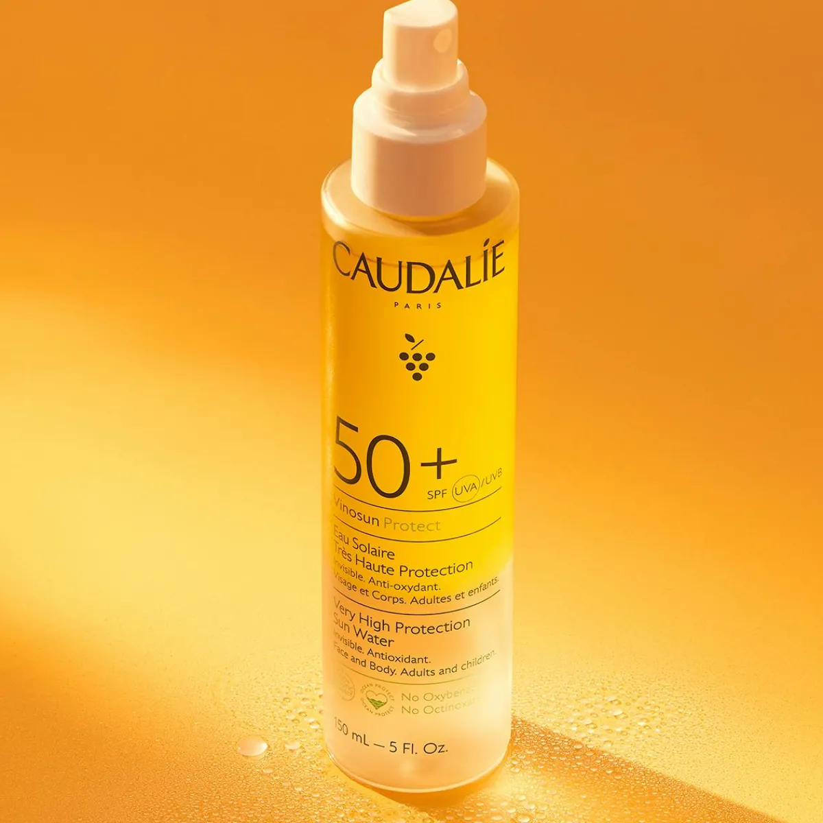 CAUDALIE Crèmes Solaires Visage & Corps|Solaires Corps^Eau Solaire Très Haute Protection SPF50+