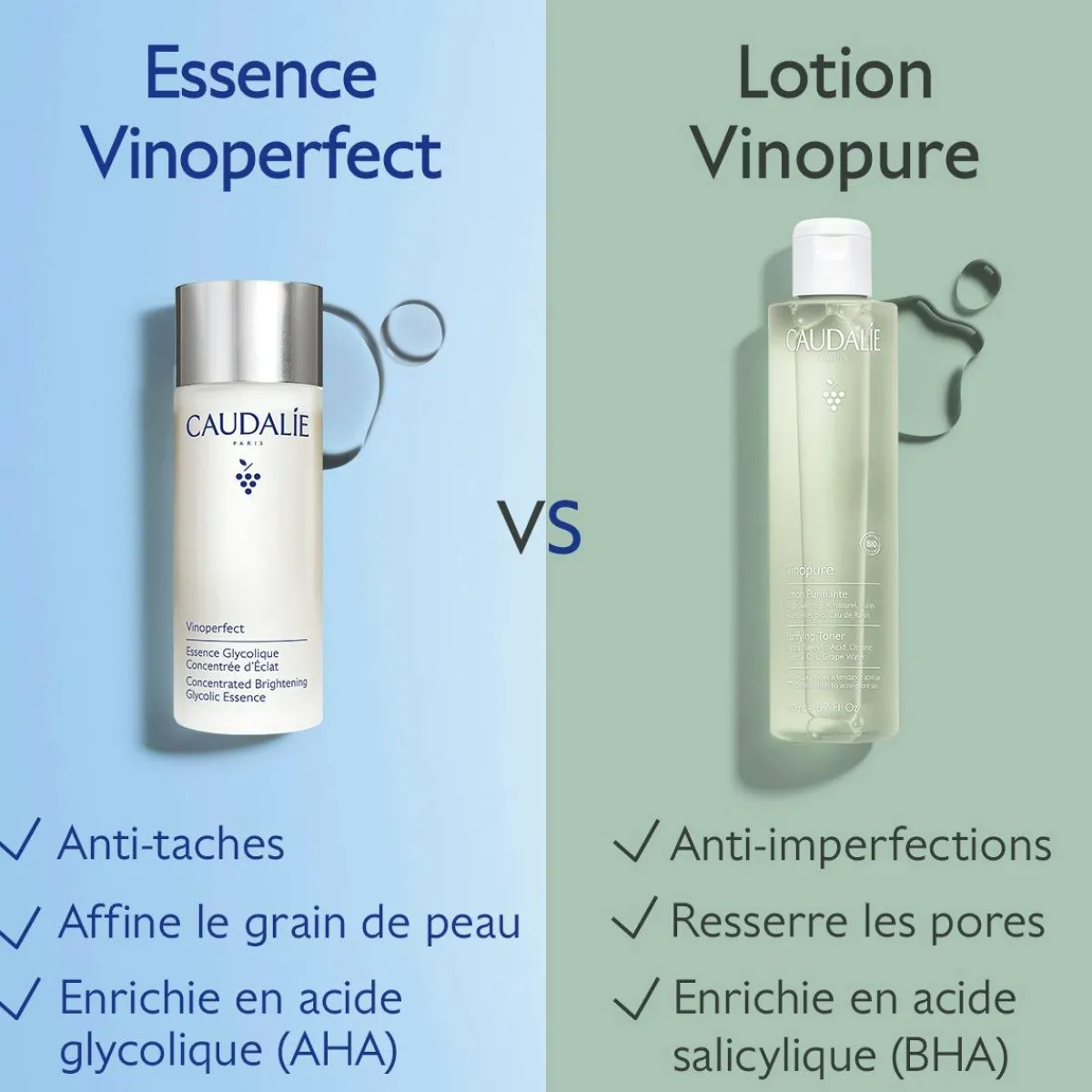 CAUDALIE Éclat, Anti-Taches|Formats Voyage^Essence Glycolique Concentrée d'Éclat