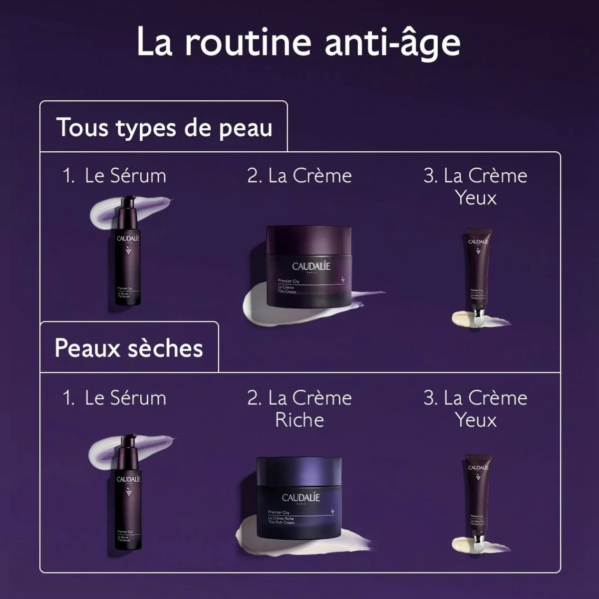 CAUDALIE Rides, Taches, Volume|Anti-Rides, Fermeté^La Crème au Brevet Longévité & filler repulpant naturel