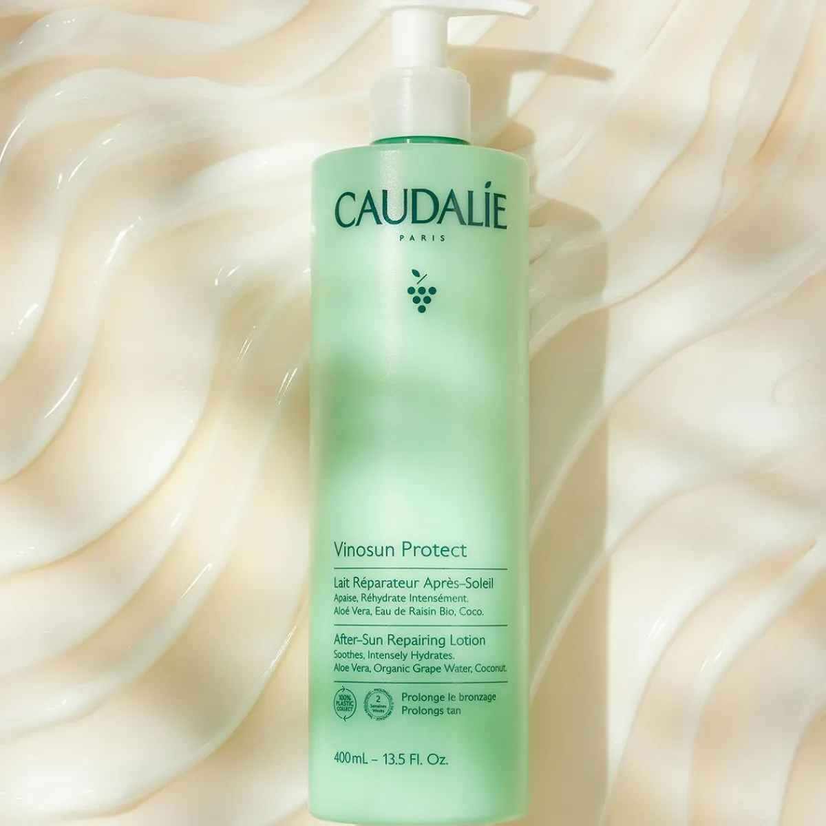 CAUDALIE Crèmes Solaires Visage & Corps|Solaires Corps^Lait Réparateur Après-Soleil à l'Aloe Vera - 400 mL
