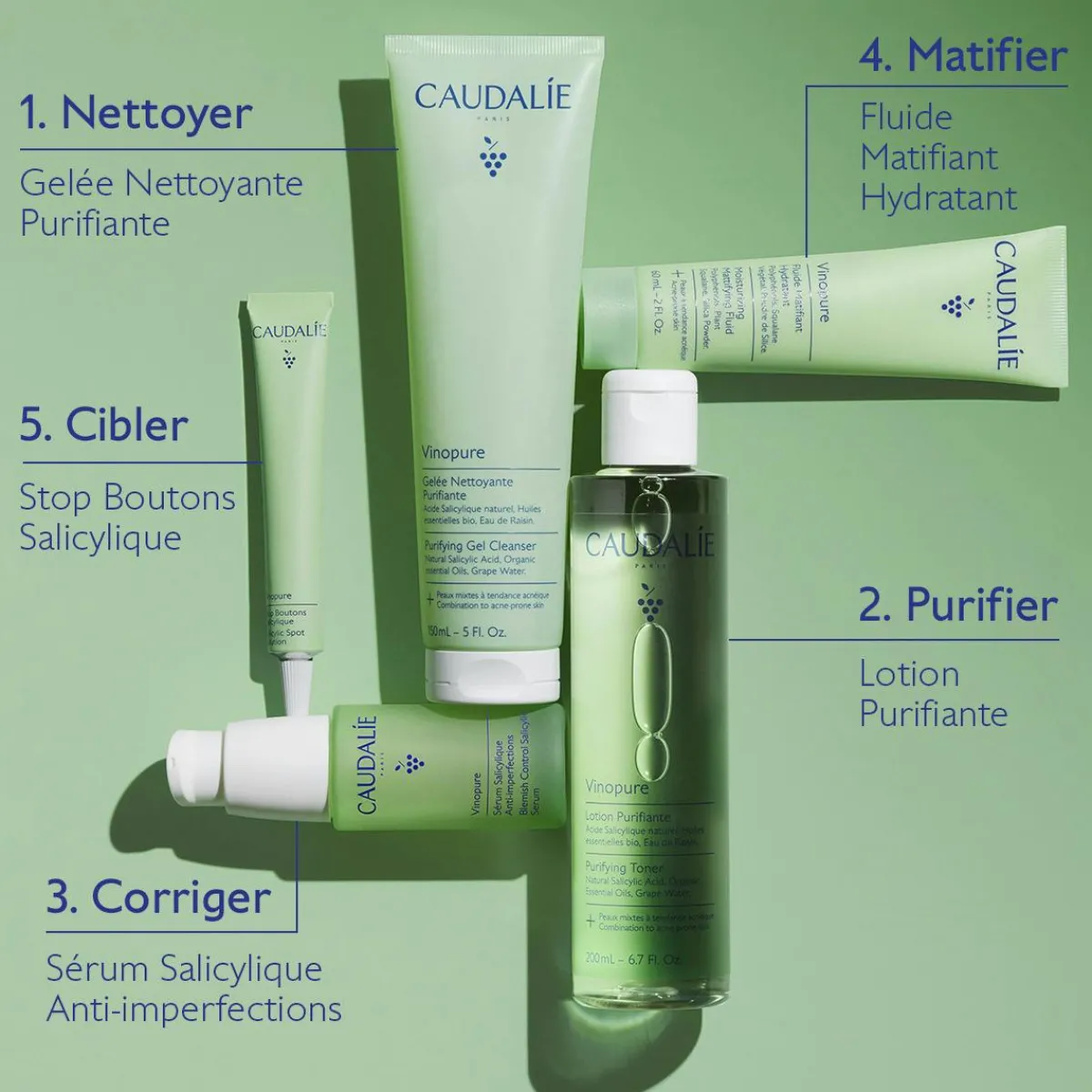 CAUDALIE Peaux À Tendance Acnéique|Eaux & Lotions^Lotion Purifiante à l'Acide Salicylique - 200mL