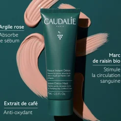 CAUDALIE Formats Voyage|Masques, Gommages & Peelings^Masque Instant Détox à l'Argile Rose - 35ml
