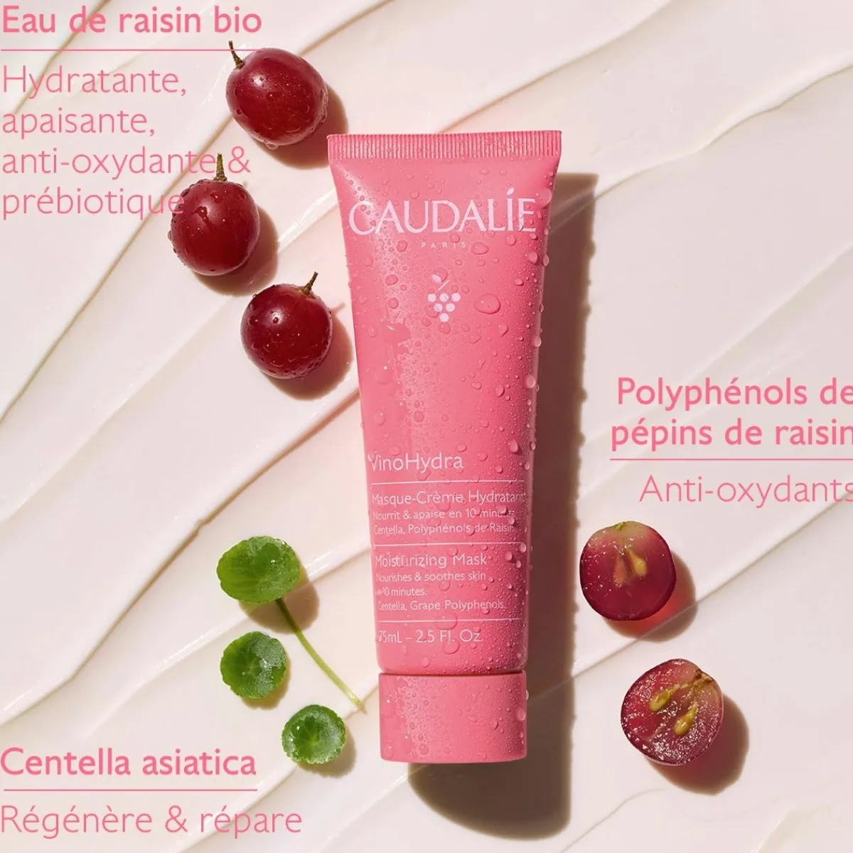 CAUDALIE Hydratation Visage|Masques, Gommages & Peelings^Masque-Crème Hydratant à la Centella Asiatica