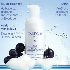 CAUDALIE Éclat, Anti-Taches|Formats Voyage^Mousse Micro-Peeling Éclat à l'Acide Mandélique (AHA) - 50mL