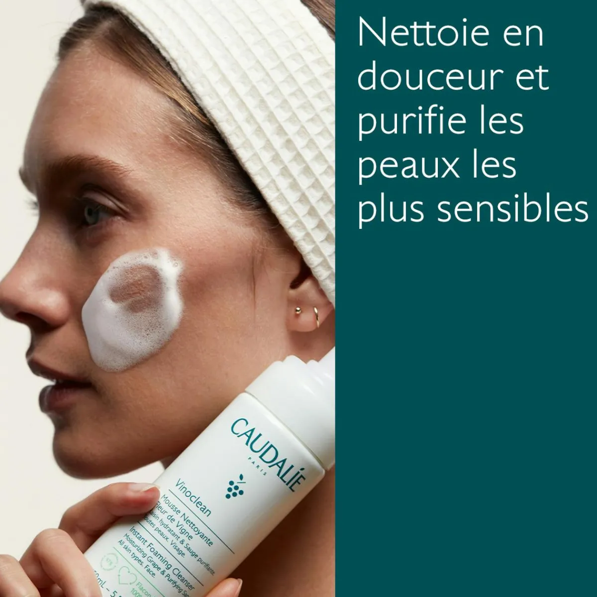 CAUDALIE Démaquillants & Nettoyants^Mousse Nettoyante Visage Fleur de Vigne - 150ml