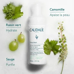 CAUDALIE Démaquillants & Nettoyants^Mousse Nettoyante Visage Fleur de Vigne - 150ml