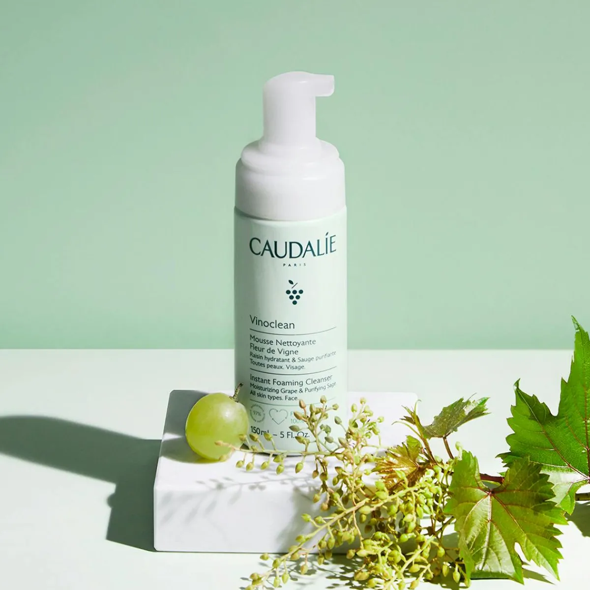 CAUDALIE Démaquillants & Nettoyants^Mousse Nettoyante Visage Fleur de Vigne - 150ml